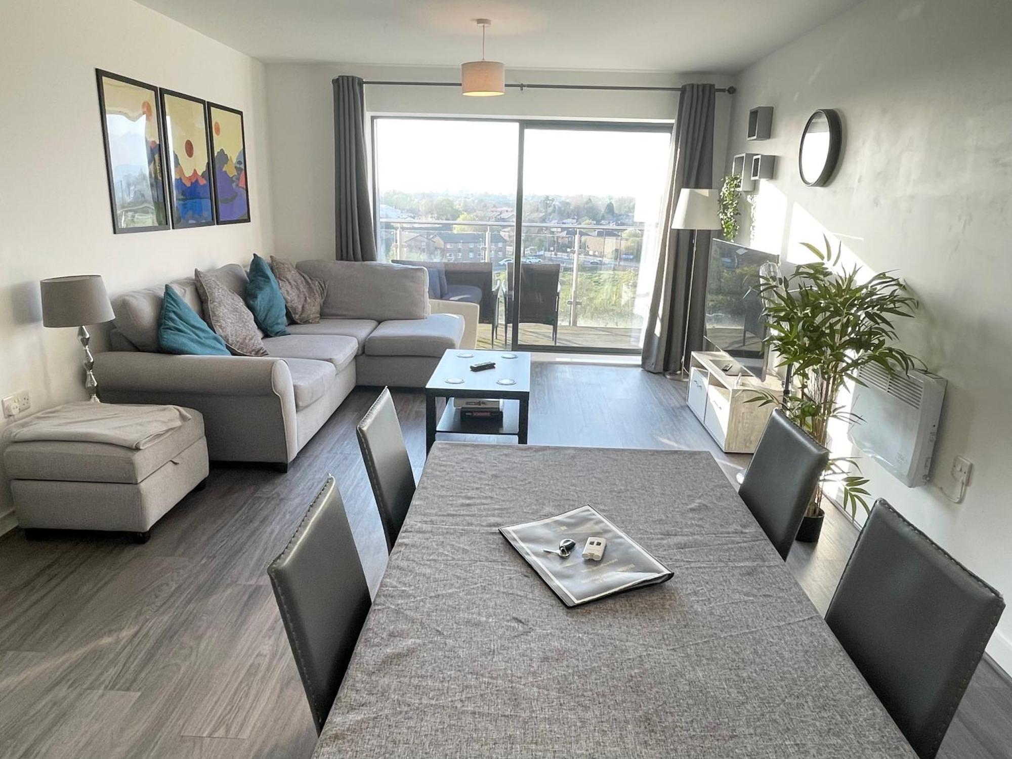 Balcony Marina Apartment With City Skyline Views - Free Secure Parking Manchester Kültér fotó